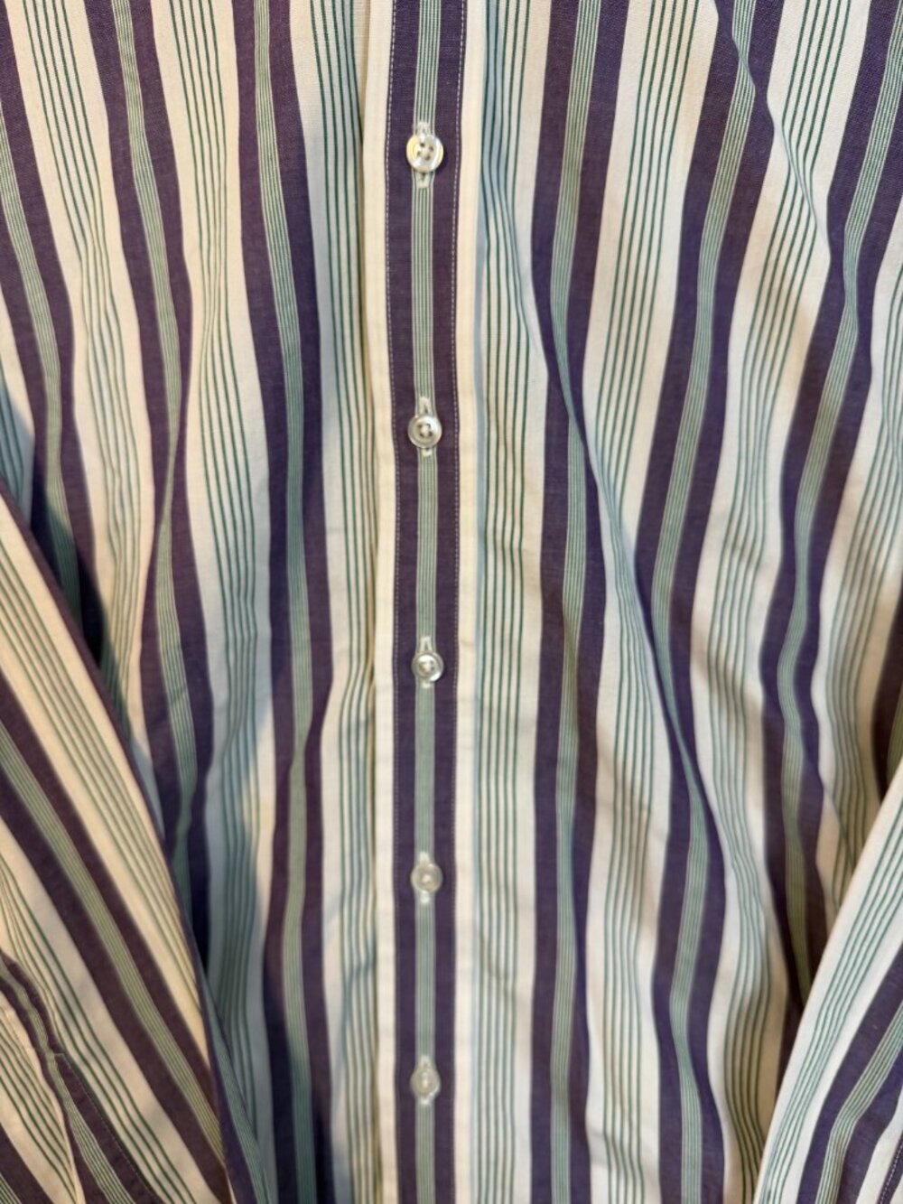 Vintage Essex Classics Equestrian Show Shirt Ratcatcher Striped Size 38 USA - Picture 5 of 8